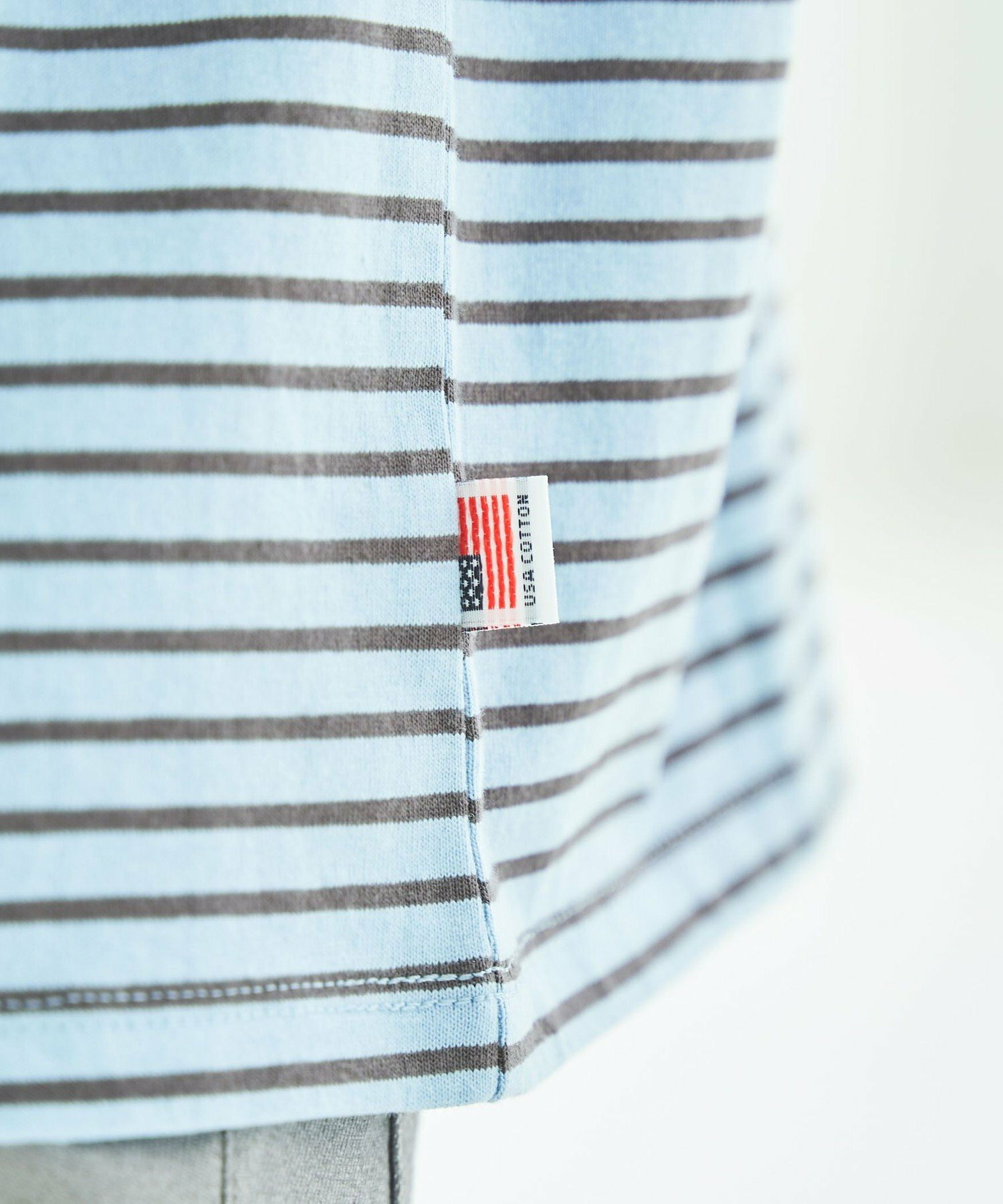 USAコットンレトロボーダーTシャツ(WEB限定カラー)